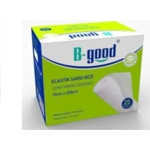 B-Good Elastik Sargı Bezi 15 Cm X 200 Cm 25 'Li