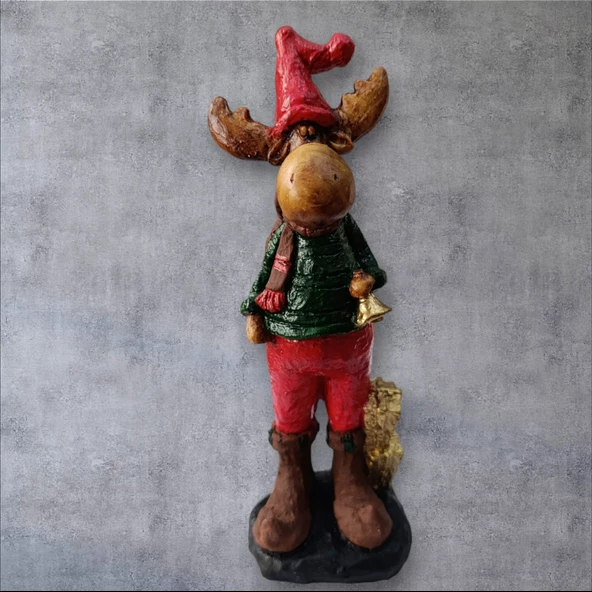 Yılbaşı Noel Uzun Boylu Geyik - 4