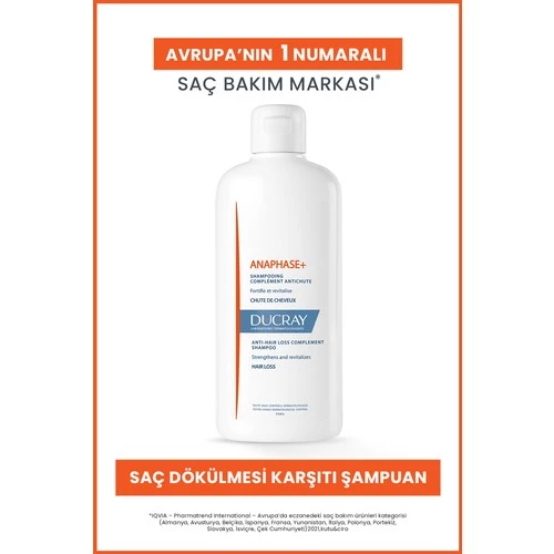 Ducray Anaphase+ Saç Dökülmesine Karşı Şampuan 400 Ml