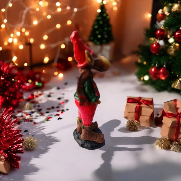Yılbaşı Noel Uzun Boylu Geyik - 3