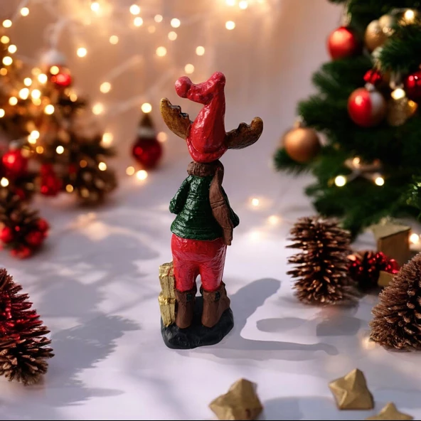 Yılbaşı Noel Uzun Boylu Geyik - 2