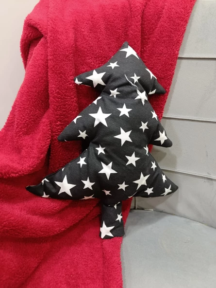 Yılbaşı, Christmas, Kış, Winter Serisi Çam Ağacı Yastık İçi Dolu - 2