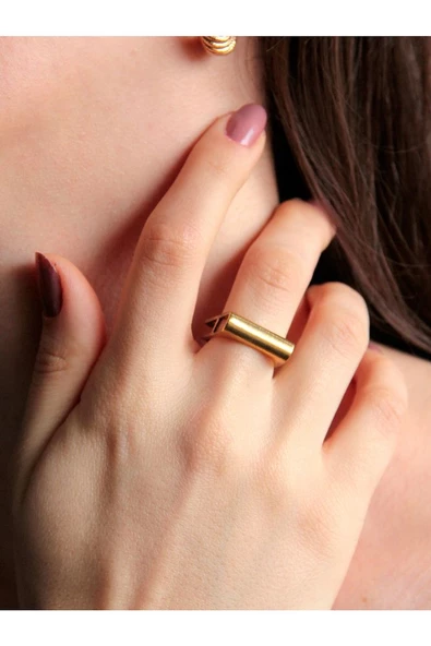 Trend Kare Model Antik Ayarlanabilir Kadın Yüzük euy1213 ürün görseli
