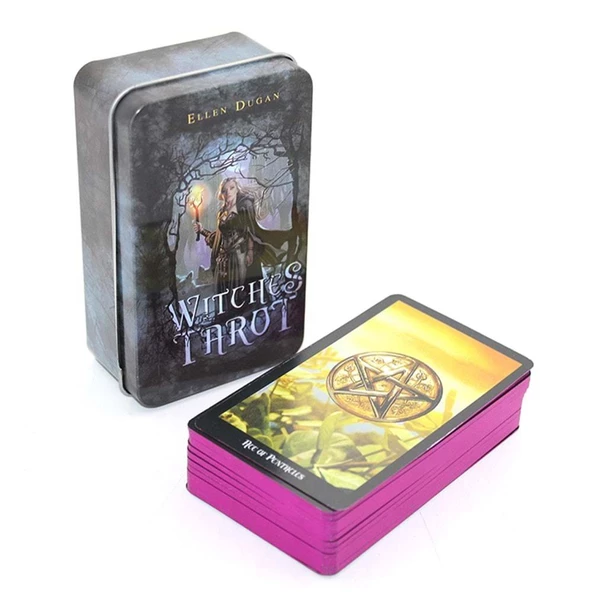 Metal Kutulu Tarot Kartı