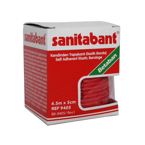 Sanitabant Betaban Kendinden Yapışkanlı Bandaj 5Cmx4.5M Coban