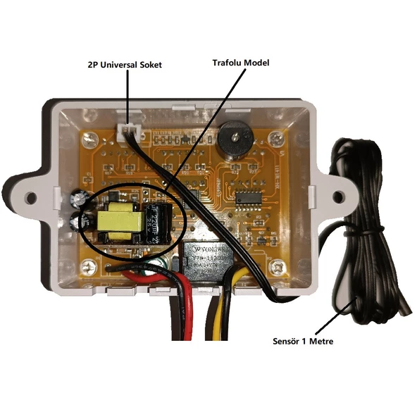 YATE10 ST3008 220V 10A Termostat/ Timer Kontrolörü - 5