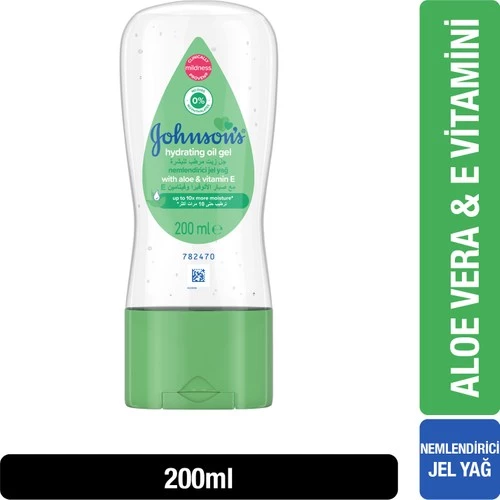 Jb Yağ Nemlendirici Jel Aloe Vera Ve E Vitaminli 200Ml