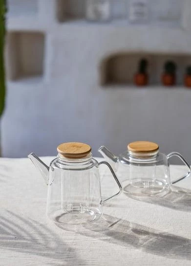 The Mia SSE0021 Bambu Kapaklı Süzgeçli Demlik 800 ML - 2