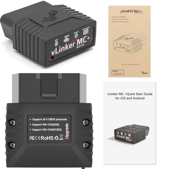VLinker MC + 4.0 OBD2 Araç Teşhis Cihazı Bluetooth