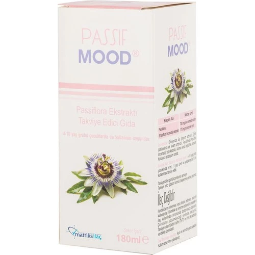 Matriks Passif Mood Passiflora Ekstraktı İçeren Takviye Edici Gıda 180 Ml