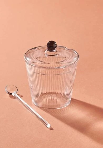 The Mia CAM0430 Striped Cam Kaşıklı Şekerlik 10x12 Cm - 5