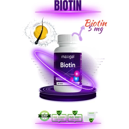 Maxigal Biotin 5 Mg 120 Tablet