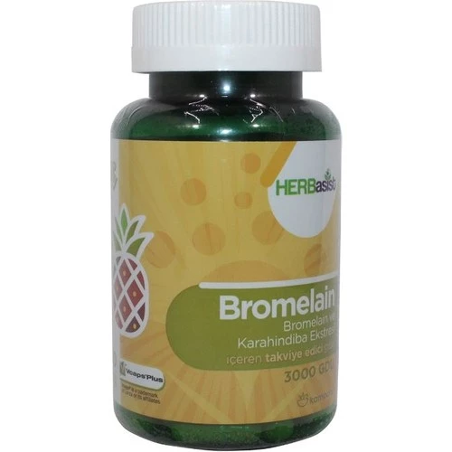 Herbasist Bromelain 60 Kapsül