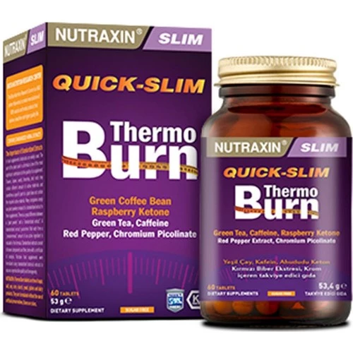 Nutraxin Quick-Slim Thermo Burn Takviye Edici Gıda 60 Tablet