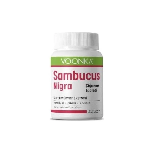 Voonka Sambucus Nigra 42 Çiğneme Tablet