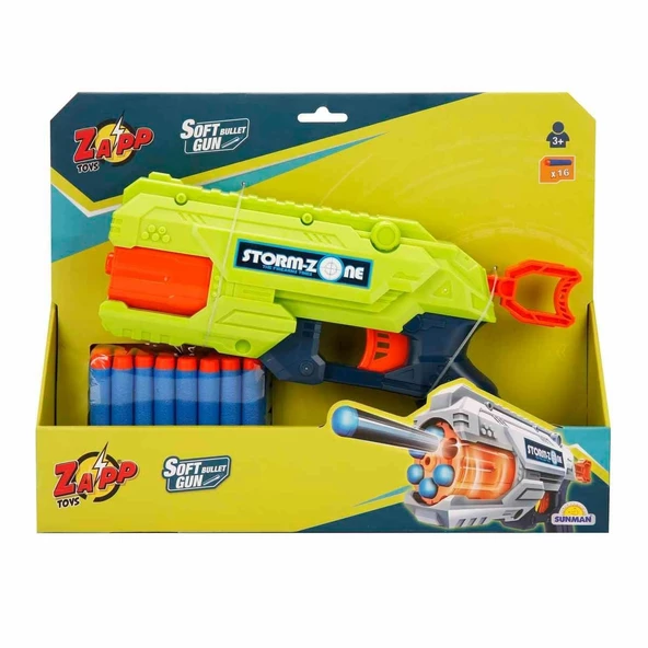 2713 Zapp 16 Mermili Sünger Dart Atan Silah - 1