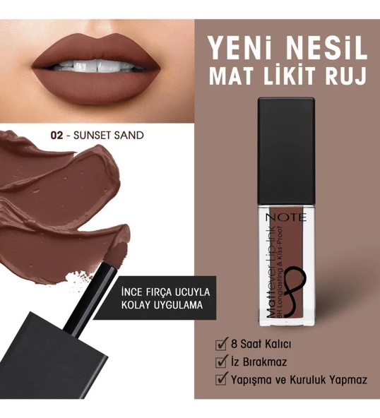 Note Mattever Lip-Ink Ruj 02
