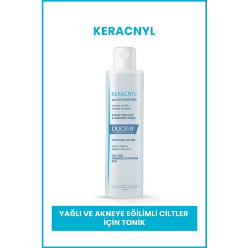 Ducray Keracnyl Lotion Purifiante - Matlaştırıcı Ve Arındırıcı Losyon 200 Ml