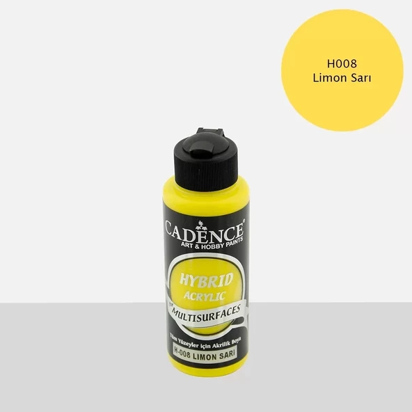 HYBRID AKR. MULTISURFACES H-008 LİMON SARI 120ML ürün görseli 1