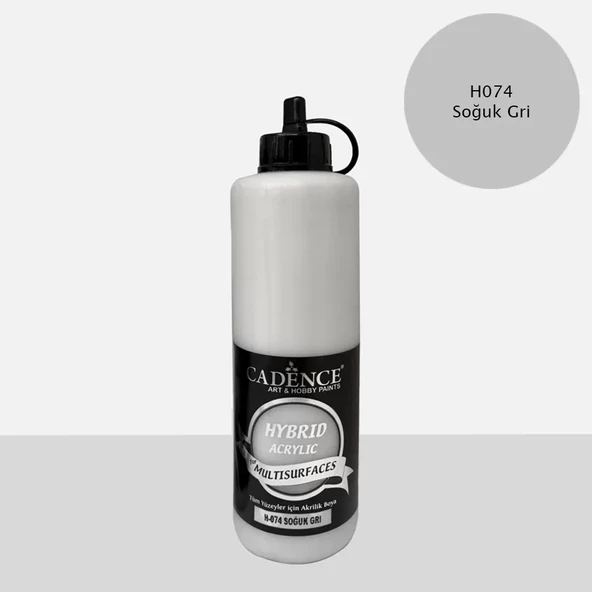 HYBRID AKR. MULTISURFACES H-074 SOĞUK GRİ 500ML ürün görseli 1