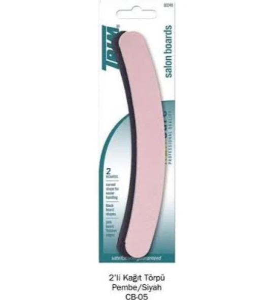 Trım 2'li Kağıt Törpü Pembe/Siyah CB-05