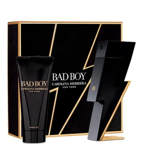 Carolina Herrera Bad Boy Edt 100 ml Erkek Parfüm Seti