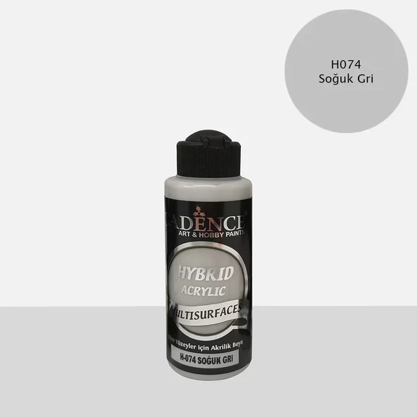 HYBRID AKR. MULTISURFACES H-074 SOĞUK GRİ 120ML ürün görseli 1