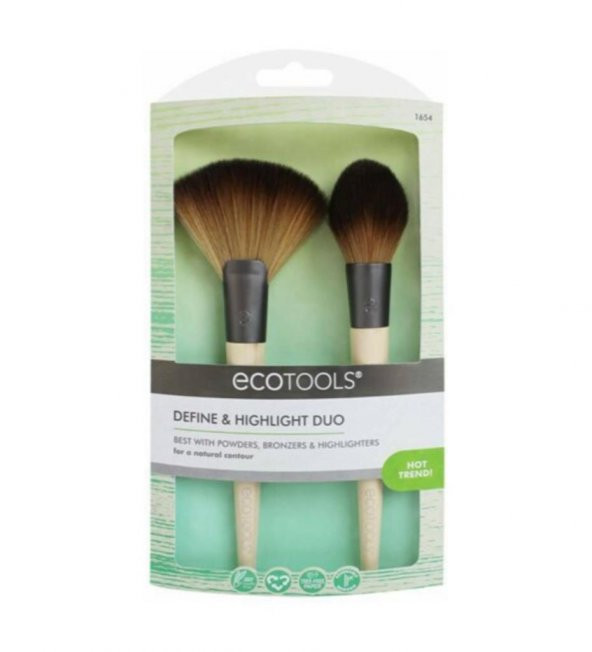 Ecotools Define & Highlight Duo Makyaj Fırçası Seti 1654
