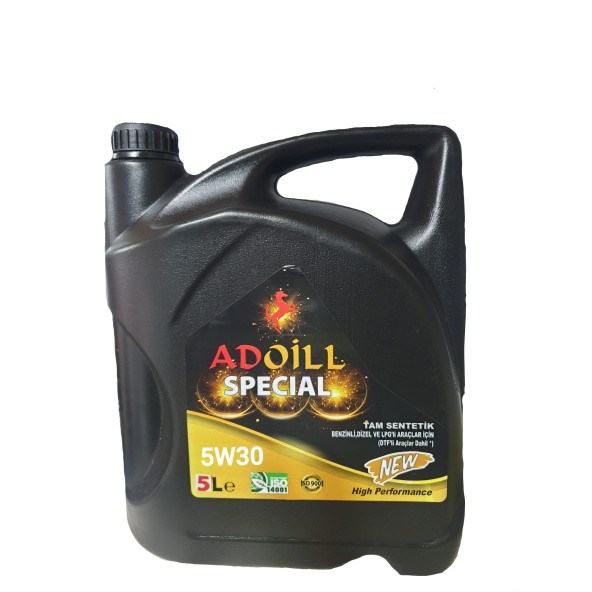 Adoil 5W-30 PDFli 5LT Partiküllü Motor Yağı - Dizel, benzinli ve LPGli araçlar 2024 ÜRETİM