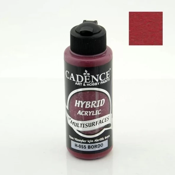 HYBRID AKR. MULTISURFACES H-055 BORDO 120ML ürün görseli 1
