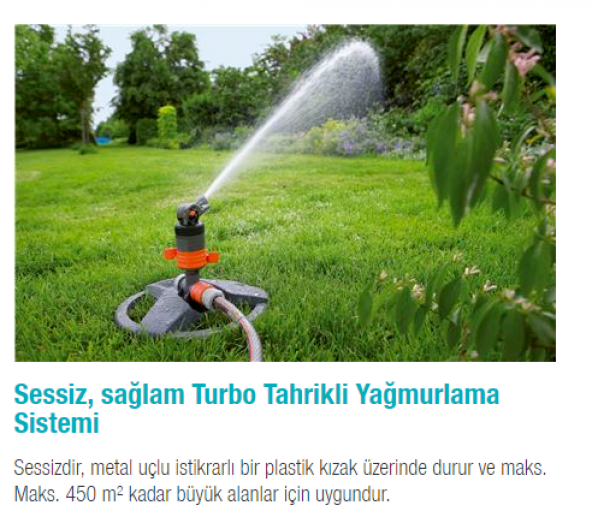 Gardena 8143 Comfort Turbo-Drive Tablalı Fıskiye - 2