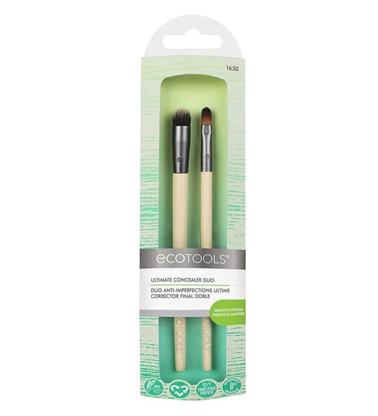 Ecotools 2li Ultimate Concealer Fırçası 1630