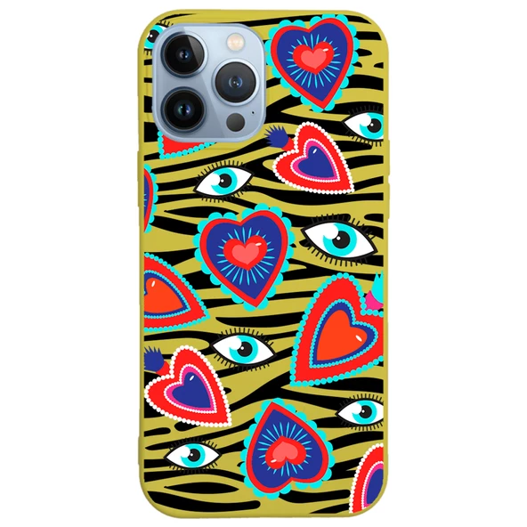 iPhone 13 Pro Lansman Kılıf - Eye Of The Heart
