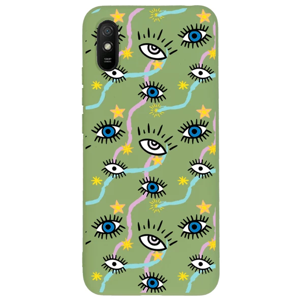 Xiaomi Redmi 9A Lansman Kılıf - Eyes