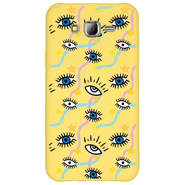 Samsung J7 2015 Lansman Kılıf - Eyes
