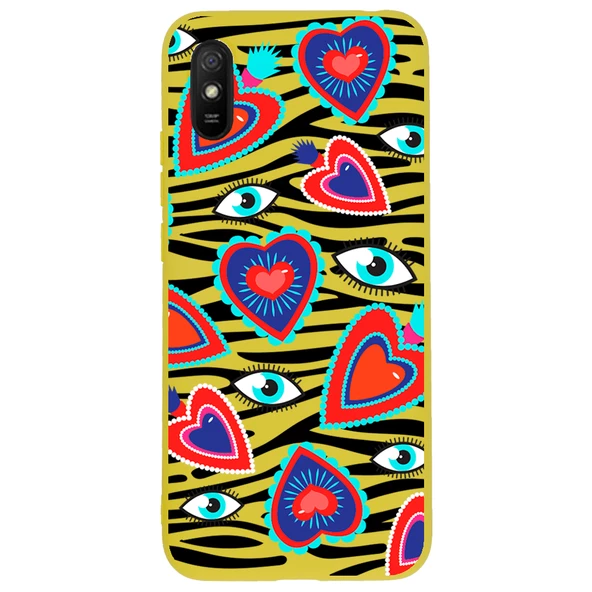 Xiaomi Redmi 9A Lansman Kılıf - Eye Of The Heart