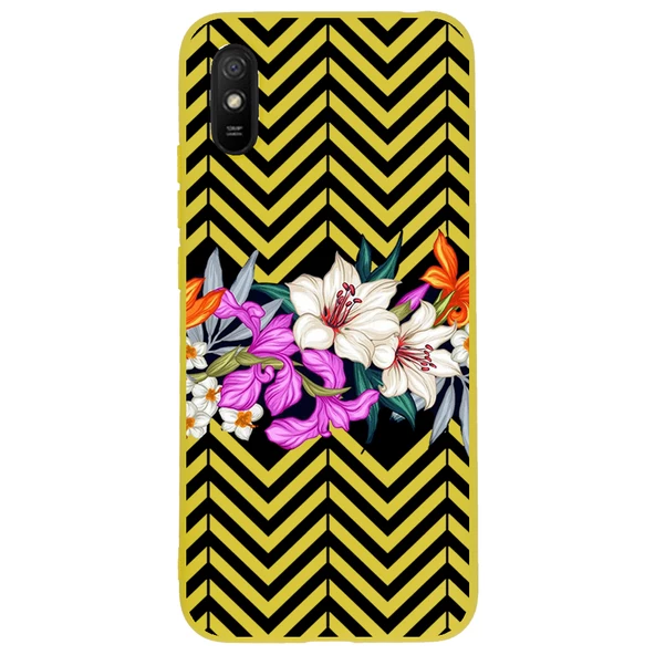 Xiaomi Redmi 9A Lansman Kılıf - Çiçek - 2