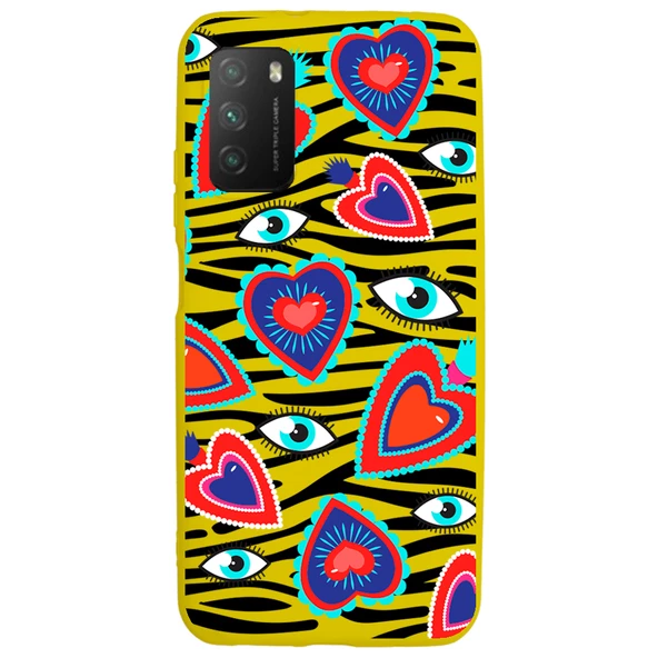 Xiaomi Redmi 9T Lansman Kılıf - Eye Of The Heart