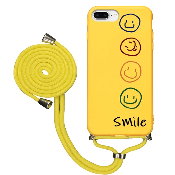 iPhone 7 Plus İpli Lansman Kılıf - Smile