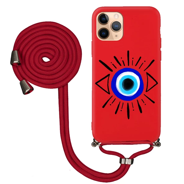 iPhone 11 Pro Max İpli Lansman Kılıf - Eyes 2 - Resim 2