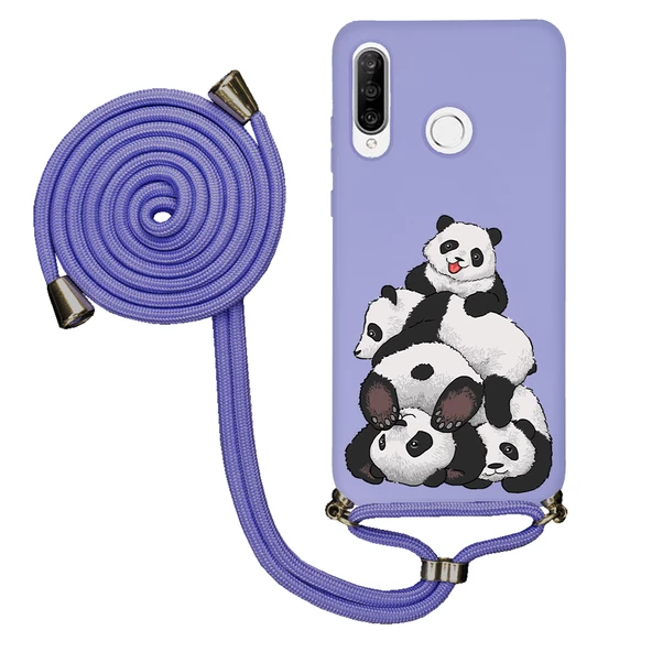Huawei P30 Lite İpli Lansman Kılıf - Cute Pandas - Resim 2