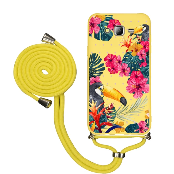 Samsung J7 2015 İpli Lansman Kılıf - Tropical