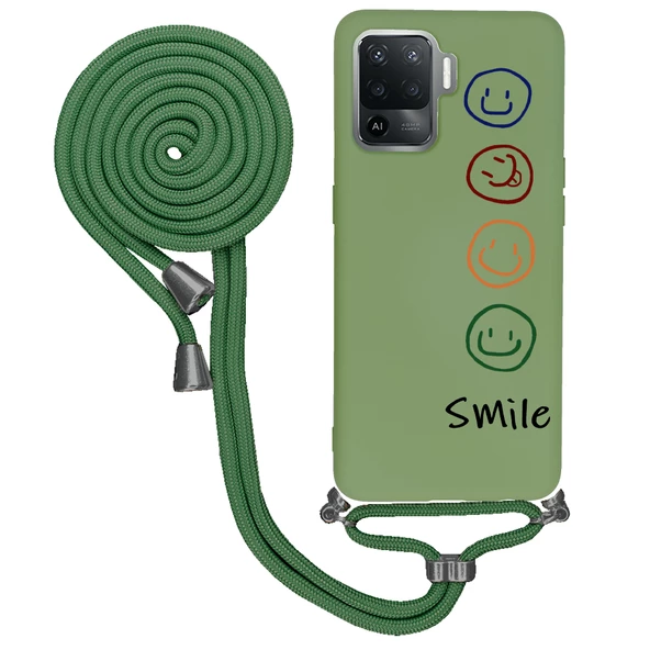 Oppo Reno 5 Lite İpli Lansman Kılıf Smile