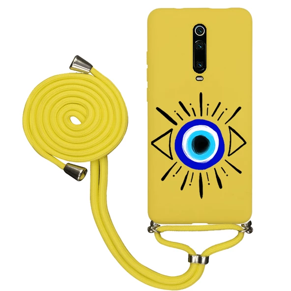 Xiaomi Mi 9T İpli Lansman Kılıf - Eyes 2