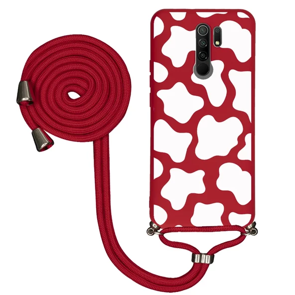 Xiaomi Redmi 9 İpli Lansman Kılıf - Dama