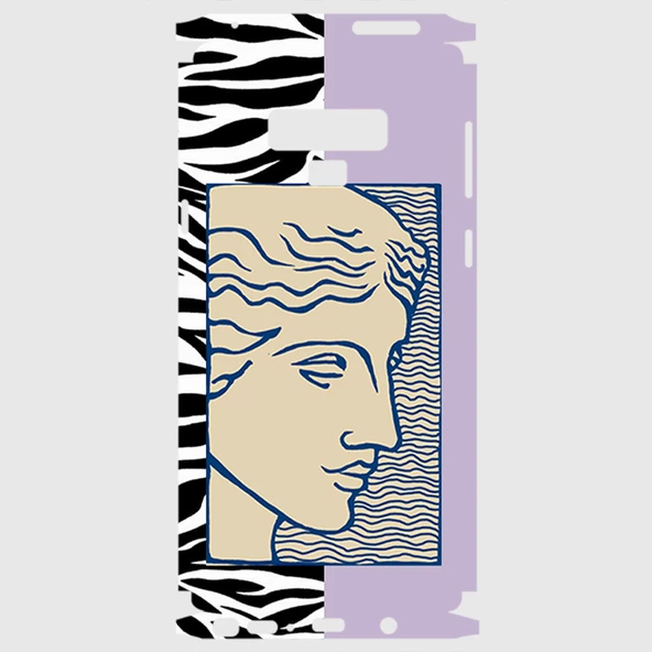 Samsung Note 9 Telefon Kaplama - Leopar Face