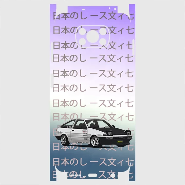 Xiaomi Poco X3 NFC Telefon Kaplama - Haci Roku AE86 JDM - 1