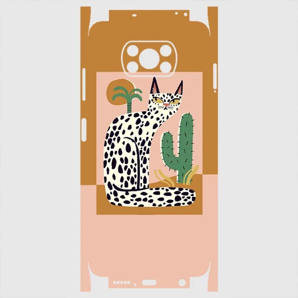 Xiaomi Poco X3 NFC Telefon Kaplama - With Cats