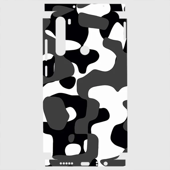 Xiaomi Redmi Note 8 Telefon Kaplama - Grey Camouflage