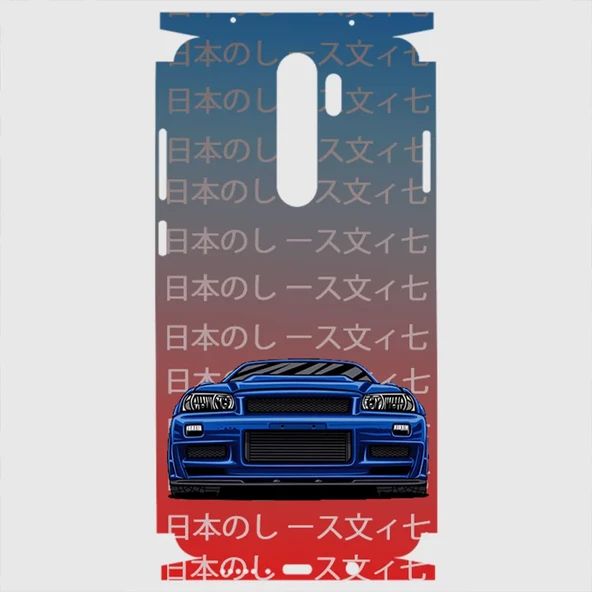 Xiaomi Redmi Note 8 Pro Telefon Kaplama - Skyline R34 JDM 2